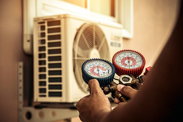 Professional Hvac technician working in New Castle, CO